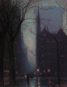 Fifth Avenue at Twilight, c.1910